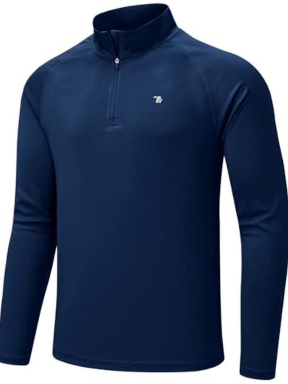 Mens Hiking Shirt Long Sleeve UPF 50+ Quarter Zip Pullover Quick Dry Rash Guard